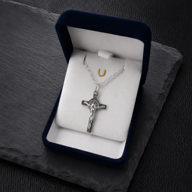Cruz San Benito de Plata 925